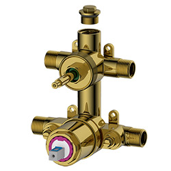 rough in valve for pressure balance with integrated 2 way diverter valve(shared or. no shared)(npt connection)