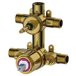rough in valve for pressure balance with integrated 3 way diverter valve(shared or. no shared)(npt connection)