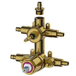 rough in valve for pressure balance with integrated 3 way diverter valve(shared or. no shared)(wirsbro connection)