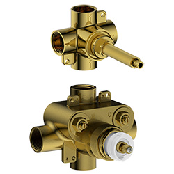 rough in valve for thermostatic with composed 3 way diverter valve(shared or. no shared )